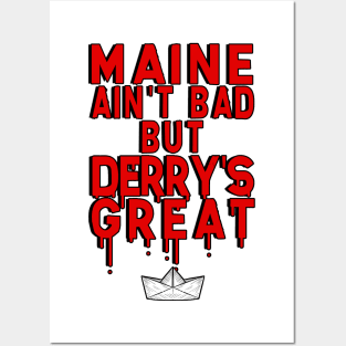 Maine Ain't Bad (Bloody) Posters and Art